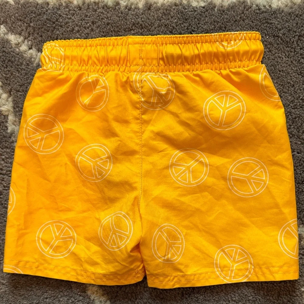 Cat & Jack Kids Swim Shorts Bathing Suit Rash guard Shirt Set size 2t